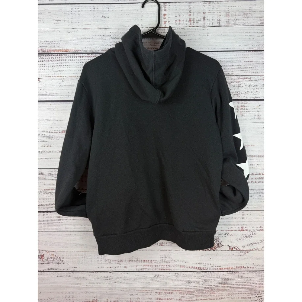 Converse All Star Graphic Zip-Up Hoodie Youth XL Black